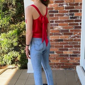 Red Victoria secret top